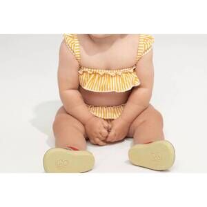 NEW MONTCE baby's mini cabana bikini set in canary stripe